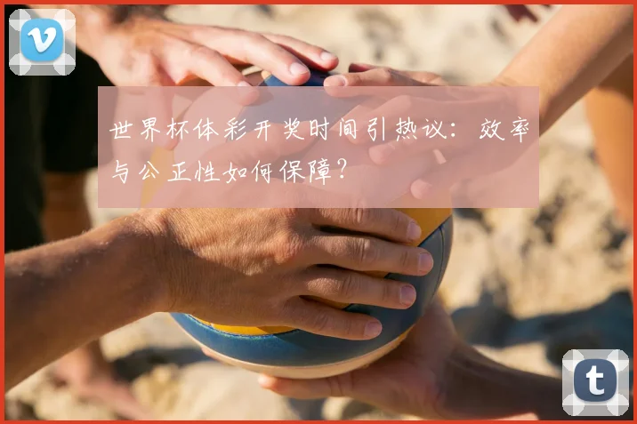世界杯体彩开奖时间引热议:效率与公正性如何保障?